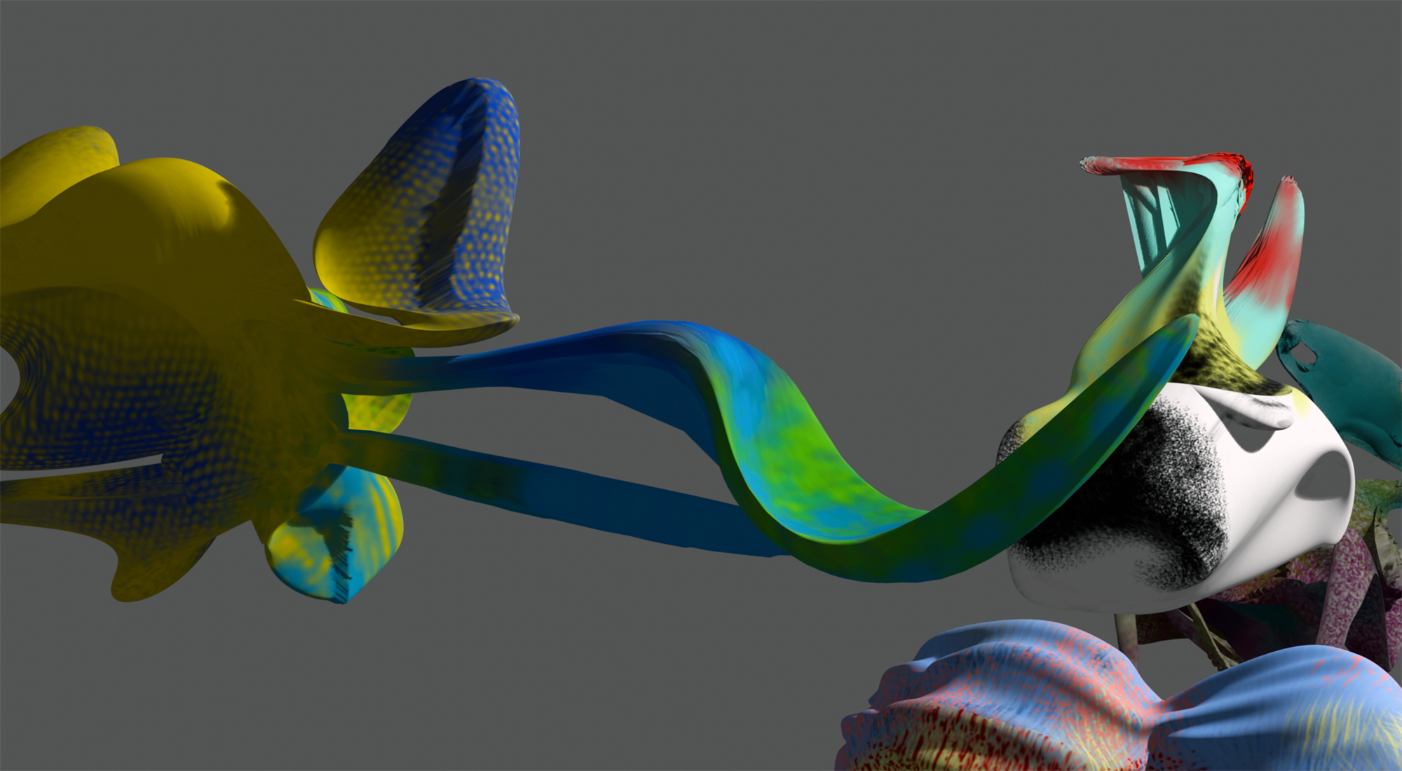 Digital 3D sculpture by Chiara Passa
